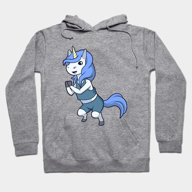 Tabata unicorn Hoodie by Modern Medieval Design